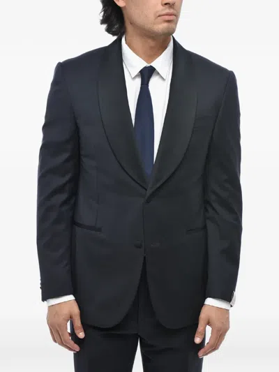 Corneliani Cerimonia Academy Dinner Suit In Blue