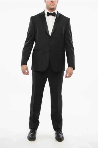 Corneliani Cerimonia Blended Cashmere Right Suit With Satin Lapel