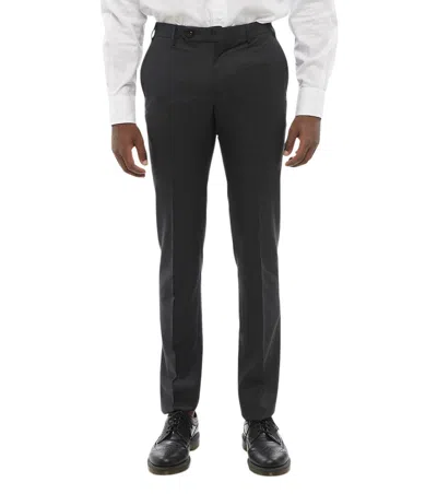 Corneliani Charcoal Grey Tailored Pants In Gray