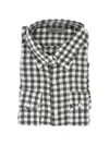 Corneliani Checked Shirt In White