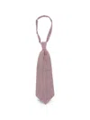 Corneliani Checked Silk Ascot Tie In Brown