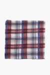 Corneliani Checked Silk Blend Foulard In Multi