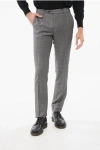 Corneliani Checkered Wool Pants