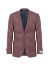 Corneliani Wool-blend Leader Soft Blazer With Check Pattern In Multi