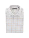 Corneliani Check-pattern Shirt In White
