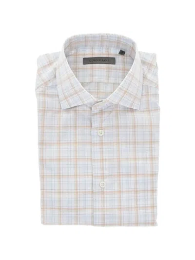 Corneliani Check-pattern Shirt In White