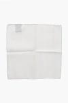 Corneliani Chevron Motif Silk Pocket Square