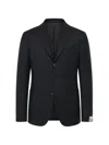 Corneliani Circle Patch-pocket Blazer In Blue