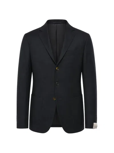 Corneliani Circle Patch-pocket Blazer In Blue