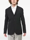 Corneliani Circle Patch-pocket Blazer In Black