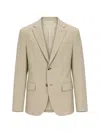 Corneliani Circle Single-breasted Blazer In Neutral