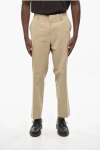 Corneliani Circle Stretch Cotton Chinos Pants In Neutral