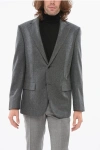 Corneliani Circle Virgin Wool Blazer With Flap Pockets