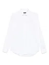Corneliani Camicia Bianca In Cotone In White