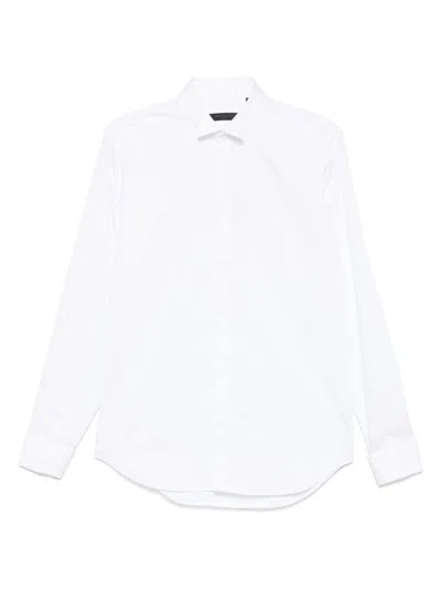 CORNELIANI Classic white cotton shirt CORNELIANI