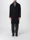 Corneliani Coat  Men Color Black In Black