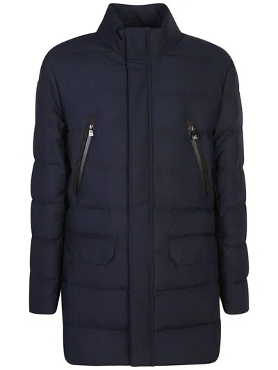 Corneliani Coats In Blue