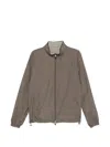 Corneliani Zip-up Reversible Jacket In Sand