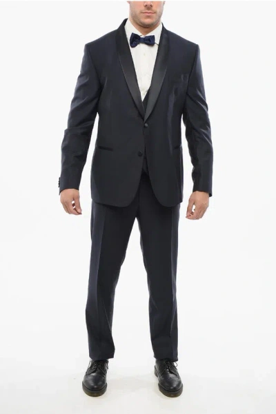 Corneliani Code Satin Peak Lapel Suit
