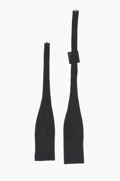 CORNELIANI CODE SATIN SELF-BOW TIE