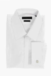 Corneliani Code Satin Shirt With Hidden Buttoning