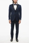 Corneliani Code Virgin Wool 3 Piece Suit With Shawl Lapel