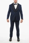 Corneliani Code Virgin Wool 3 Piece Suit With Shawl Lapel