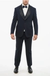 Corneliani Code Virgin Wool Center Vent Shawl Lapel 3 Piece Waistcoat S