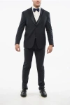 Corneliani Cerimonia Three-pieces Reset Suit With Satin Details