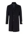 Corneliani Collared Coat In Black