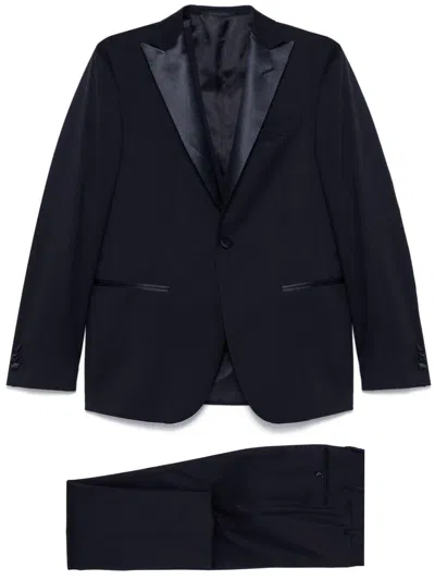 CORNELIANI Completo in lana blu notte CORNELIANI