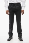 Corneliani Stretch Wool Academy Pants With Pin Check Motif