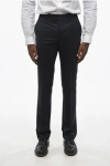 Corneliani Cool Wool Leader Pants In Black