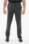 Corneliani Cc Brothers Pinstriped Virgin Wool Pants