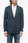 Corneliani Cool Wool Suit With Patch Pocket