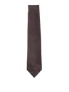 Corneliani Brown Silk Tie  In Brown