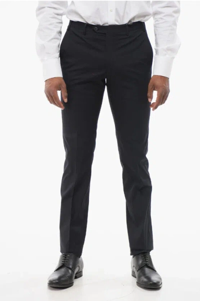 Corneliani Cotton Blend Leader Pants With Flush Pockets