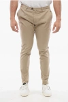 Corneliani Cotton Blend Pants With Welt Pockets