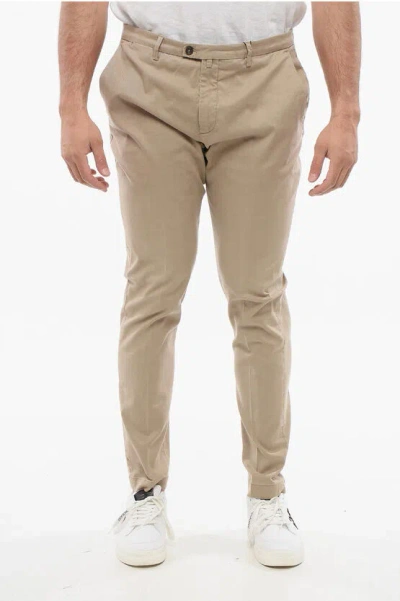 Corneliani Cotton Blend Pants With Welt Pockets