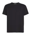 Corneliani Cotton Crew-neck T-shirt In Blue