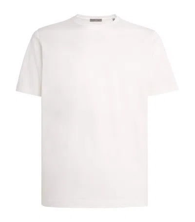 Corneliani Cotton Crew-neck T-shirt In White