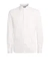 Corneliani Cotton Jersey Shirt In White