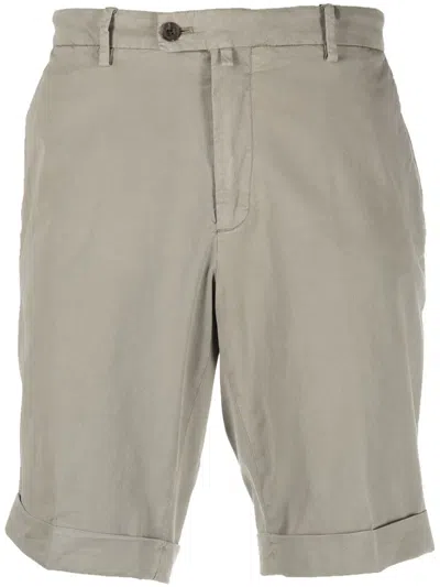 CORNELIANI COTTON-LYOCELL BERMUDA SHORTS