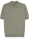 Corneliani Cotton Polo Shirt In Green