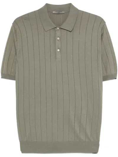 Corneliani Cotton Polo Shirt In Green