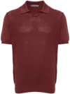 Corneliani Polo Shirt In Red