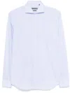 Corneliani Cotton Shirt In Blue