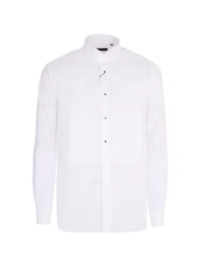 Corneliani Cotton Shirt In Multi