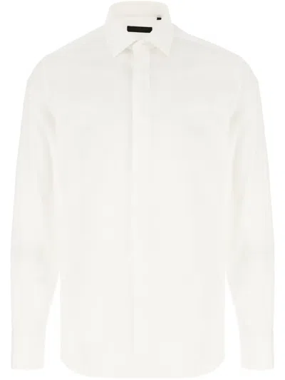 Corneliani Cotton Shirt In White