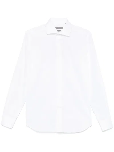 Corneliani Cotton Shirt In White